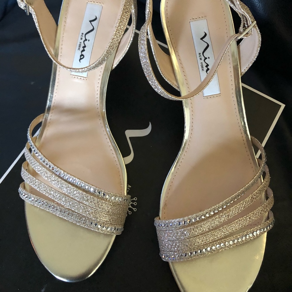 Nina Nelena Ankle Strap Kitten Heels